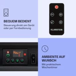 Fort Rock Elektrokamin 1800 W Heizfunktion 10 Bis 30 °C Fernbedienung -Küchengeräte Verkäufe 10038396 de 0006 logo
