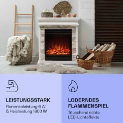 Nevis Peak Elektrischer Kamin 1800 W Heizfunktion 10 Bis 30 °C Fernbedienung -Küchengeräte Verkäufe 10038399 de 0004 logo