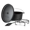 Galloway Dutch Oven 12.0 BBQ-Topf Gusseisen Größe XL / 12 Qt