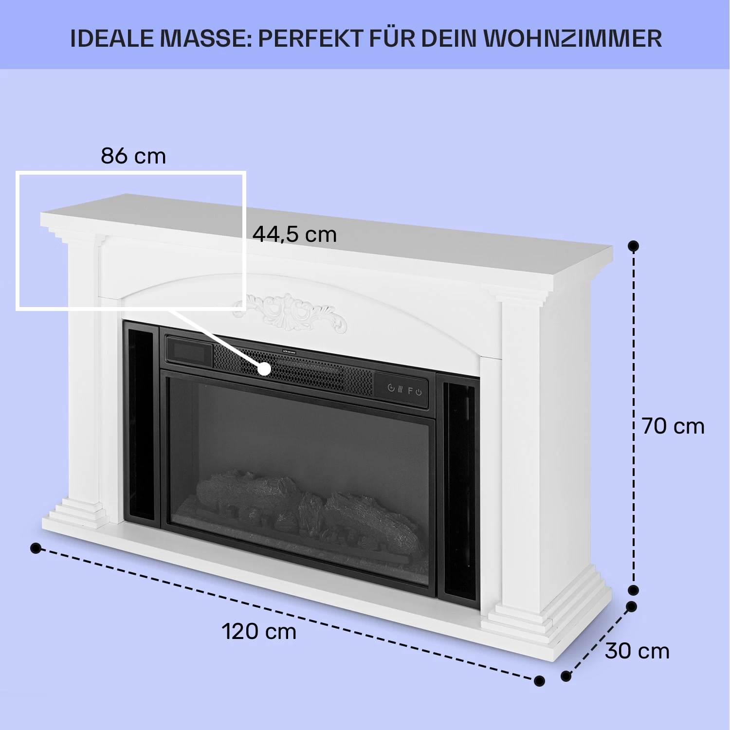 Saint Helens Elektrokamin 1900 W LED-Technik Fernbedienung 5 Saint Helens Elektrokamin 1900 W LED-Technik Fernbedienung – Bild 5