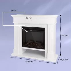 Las Pilas Elektrokamin Heizlüfter 900/1800W Wochentimer Fernbedienung -Küchengeräte Verkäufe 10038629 yy 0008 dimensions