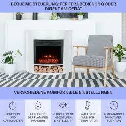 Loloru Elektrokamin Heizlüfter 900/1800W Wochentimer Fernbedienung 13 Loloru Elektrokamin Heizlüfter 900/1800W Wochentimer Fernbedienung -Küchengeräte Verkäufe 10038631 de 0006 usp