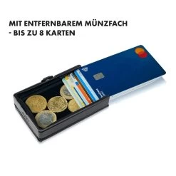 ZNAP Slim Wallet 12 Karten Münzfach 8 X 1,8 X 6 Cm (BxHxT) RFID-Schutz -Küchengeräte Verkäufe 10038735 de 0005 logo