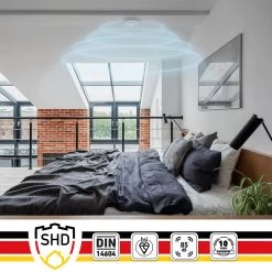 Rauchmelder DOF19 Kunststoff Warnsignal: 85 DB 9V Batteriebetrieben -Küchengeräte Verkäufe 10038743 yy 0005 logo