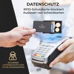 ZNAP Slim Wallet 8 Karten Münzfach 8 X 1,5 X 6 Cm (BxHxT) RFID-Schutz -Küchengeräte Verkäufe 10038798 de 0003 usp