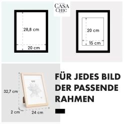 Edinburgh Bilderrahmen Rechteckig A4 28,8 X 20 Cm Fotos Passepartout Echtholz -Küchengeräte Verkäufe 10039277 de 0005 usp