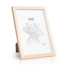 Edinburgh Bilderrahmen Rechteckig A4 28,8 X 20 Cm Fotos Passepartout Echtholz