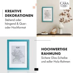 Clapton Bilderrahmen Rechteckig DIN A4 28,7 X 20 Cm Fotos Passepartout Glas -Küchengeräte Verkäufe 10039388 de 0003 usp