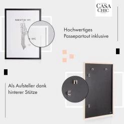 Bristol Bilderrahmen Glasscheibe A2 Mit Passepartout A3 Echtholz -Küchengeräte Verkäufe 10039483 de 0004 usp