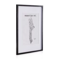 Bristol Bilderrahmen Glasscheibe A2 Mit Passepartout A3 Echtholz