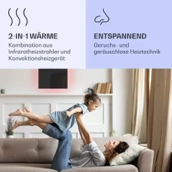 Mojave 500 Smart 2-in-1 Heizgerät Infrarot Konvektor 60x60cm 500W RGB-Licht -Küchengeräte Verkäufe 10039810 de 0004 logo