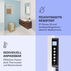 La Palma 1000 Smart 2-in-1 Heizgerät Infrarot Konvektor 120x60cm 1000W Spiegel -Küchengeräte Verkäufe 10039836 de 0006 logo