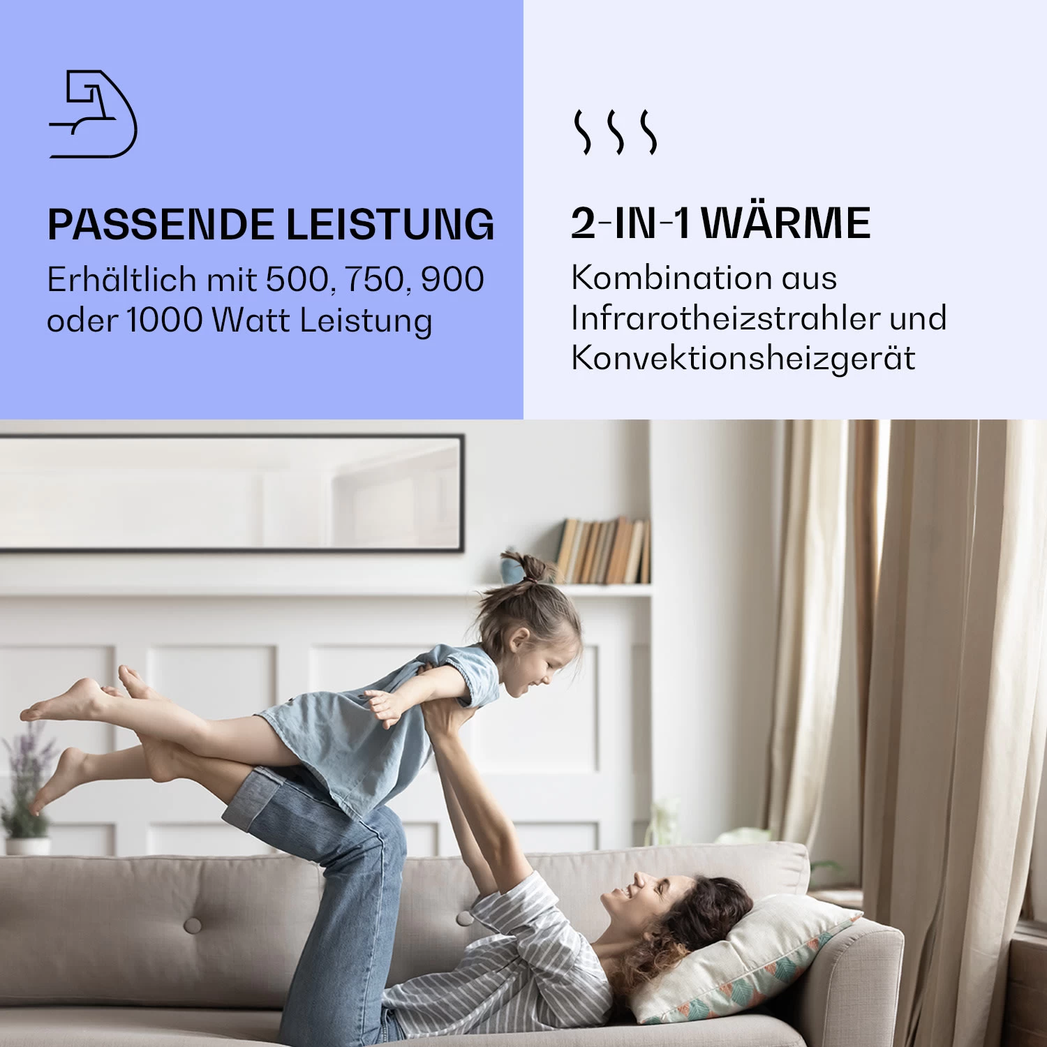 La Palma 900 Smart Infrarotstrahler Konvektor 40x160cm 900W Spiegel Standfuß 5 La Palma 900 Smart Infrarotstrahler Konvektor 40x160cm 900W Spiegel Standfuß – Bild 5