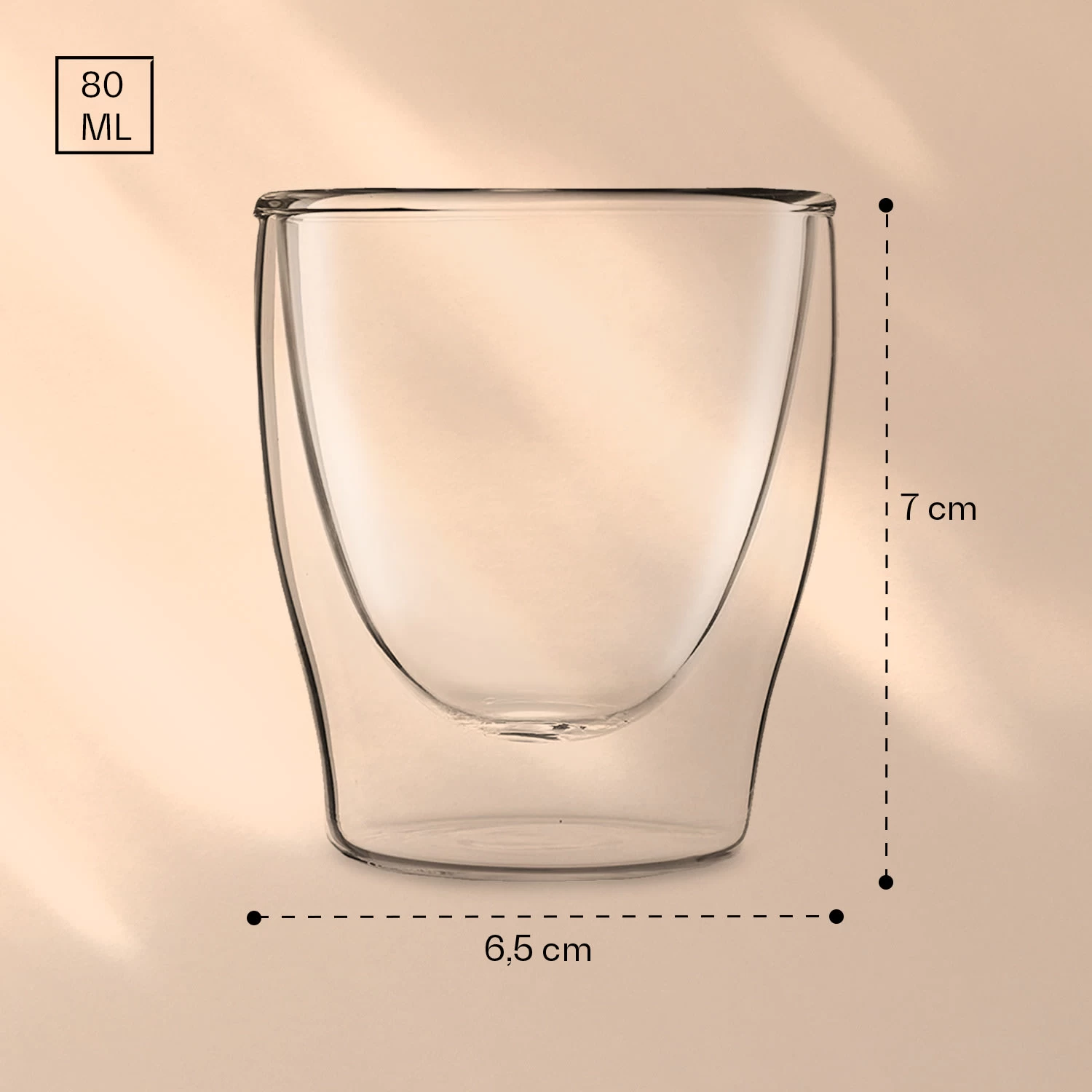 DUOS Doppelwandiges Glas 80 Ml Trinkglas Espresso Borosilikatglas 7 DUOS Doppelwandiges Glas 80 Ml Trinkglas Espresso Borosilikatglas – Bild 7