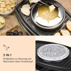 Entrecote 2-in-1 Raclette-Grill & Fondue Naturstein 1100W 8 Personen -Küchengeräte Verkäufe 10039922 de 0003 logo