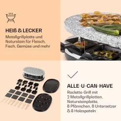 All-U-Can-Grill Raclette Raclette-Grill 4-in-1 Zubehör Für 8 Personen -Küchengeräte Verkäufe 10039923 de 0005 logo