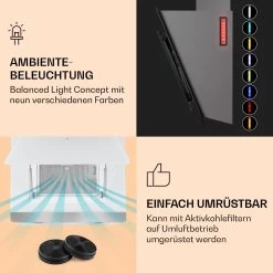 >Aurora Eco 60 Dunstabzugshaube 550 M³/h 60cm Kopffrei Ambientelicht EEC A+ 11 >Aurora Eco 60 Dunstabzugshaube 550 M³/h 60cm Kopffrei Ambientelicht EEC A+ -Küchengeräte Verkäufe 10039928 de 0004 logo