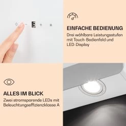 >Aurora Eco 60 Dunstabzugshaube 550 M³/h 60cm Kopffrei Ambientelicht EEC A+ 12 >Aurora Eco 60 Dunstabzugshaube 550 M³/h 60cm Kopffrei Ambientelicht EEC A+ -Küchengeräte Verkäufe 10039928 de 0005 logo