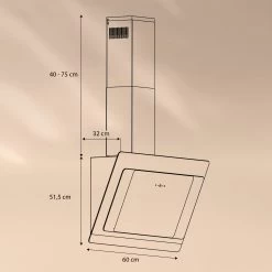 >Aurora Eco 60 Dunstabzugshaube 550 M³/h 60cm Kopffrei Ambientelicht EEC A+ 14 >Aurora Eco 60 Dunstabzugshaube 550 M³/h 60cm Kopffrei Ambientelicht EEC A+ -Küchengeräte Verkäufe 10039928 yy 0007 logo