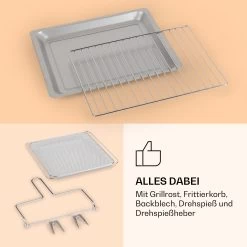 Vigor Air Heißluftfritteuse 1800 W 30 Liter 18 Programme 14 Vigor Air Heißluftfritteuse 1800 W 30 Liter 18 Programme -Küchengeräte Verkäufe 10039941 de 0007 logo