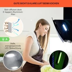 Clara 90 Dunstabzugshaube Glas 509 M³/h Touch Ambiente-Licht -Küchengeräte Verkäufe 10040142 de 0004 logo