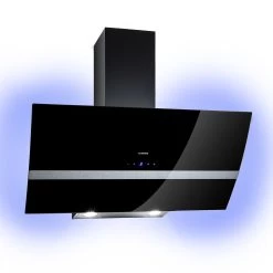 Clara 90 Dunstabzugshaube Glas 509 M³/h Touch Ambiente-Licht