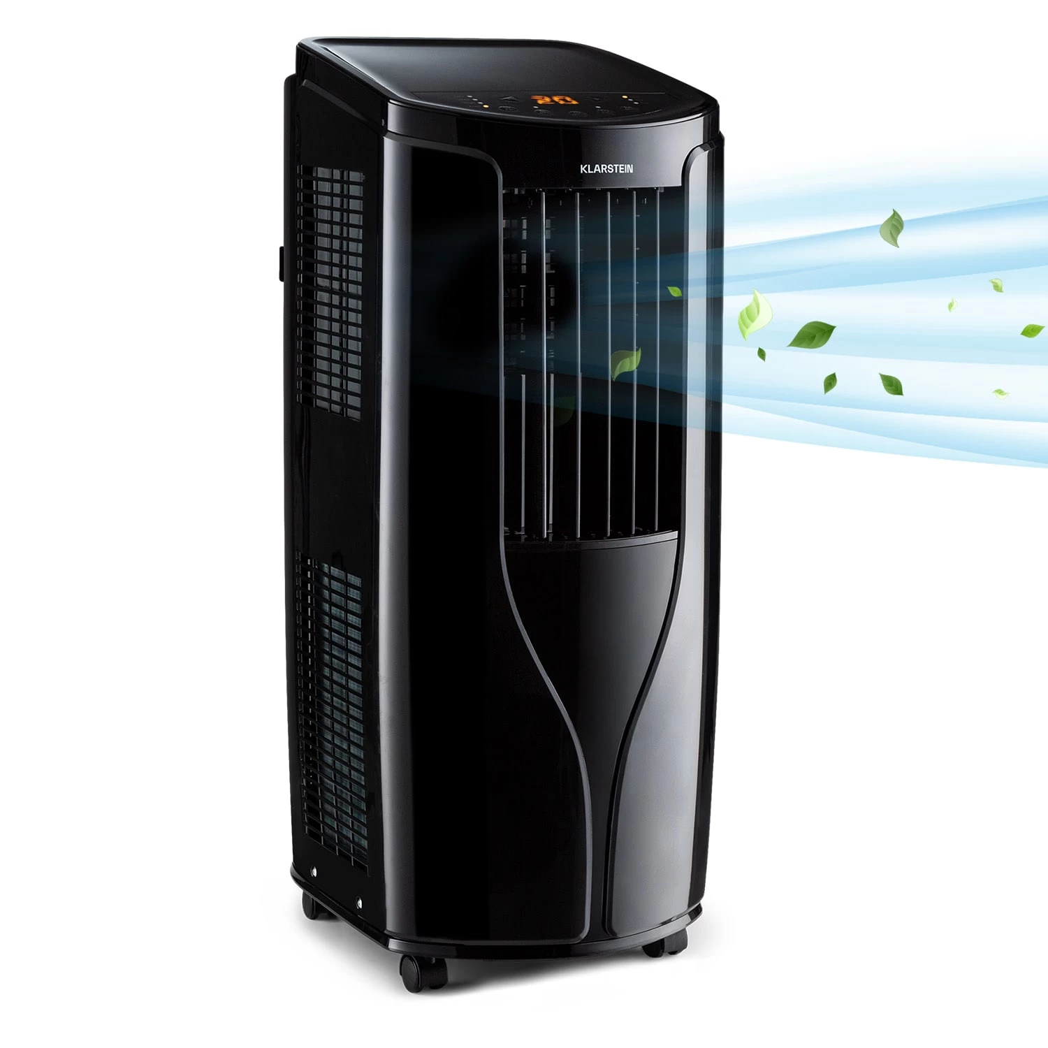 New Breeze 9 Mobile Klimaanlage 4-in-1 9.000 BTU / 2,6 KW EEK A Bodenrollen Timer 1 New Breeze 9 Mobile Klimaanlage 4-in-1 9.000 BTU / 2,6 KW EEK A Bodenrollen Timer