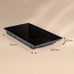 Victoria Domino Induktionskochfeld Einbau 3500W Flexzone Timer -Küchengeräte Verkäufe 10040199 yy 0007 dimensions
