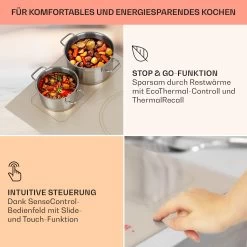 Victoria 5 Flex Induktionskochfeld Einbau 7400W 2 Flexzonen Timer -Küchengeräte Verkäufe 10040204 de 0004 usp