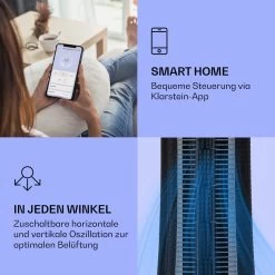 Skyscraper Ice Smart 4-in-1 Luftkühler & Ventilator WiFi 210m³/h Fernbedienung -Küchengeräte Verkäufe 10040208 de 0003 logo