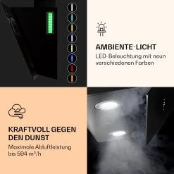 Alina 60 Smart Dunstabzugshaube 60 Cm 594 M³/h LED Ambiente-Licht Glasfront -Küchengeräte Verkäufe 10040230 de 0005 logo