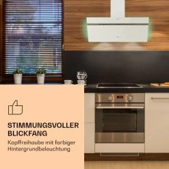 Alina 90 Smart Dunstabzugshaube 90cm 594m³/h LED Ambiente Glasfront -Küchengeräte Verkäufe 10040233 de 0004 logo