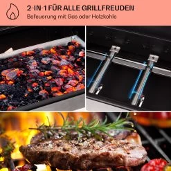 Kingsville 3.1 Kombigrill Gas + Kohle 10,9 KW 3+1 Brenner -Küchengeräte Verkäufe 10040270 de 0003 usp