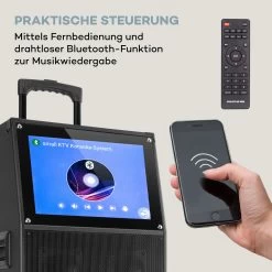 KTV M Karaoke-System 12,1" Touch-Display 2UHF Mic WiFi BT USB SD HDMI -Küchengeräte Verkäufe 10040288 de 0004 logo