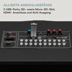 KTV M Karaoke-System 12,1" Touch-Display 2UHF Mic WiFi BT USB SD HDMI -Küchengeräte Verkäufe 10040288 de 0006 logo