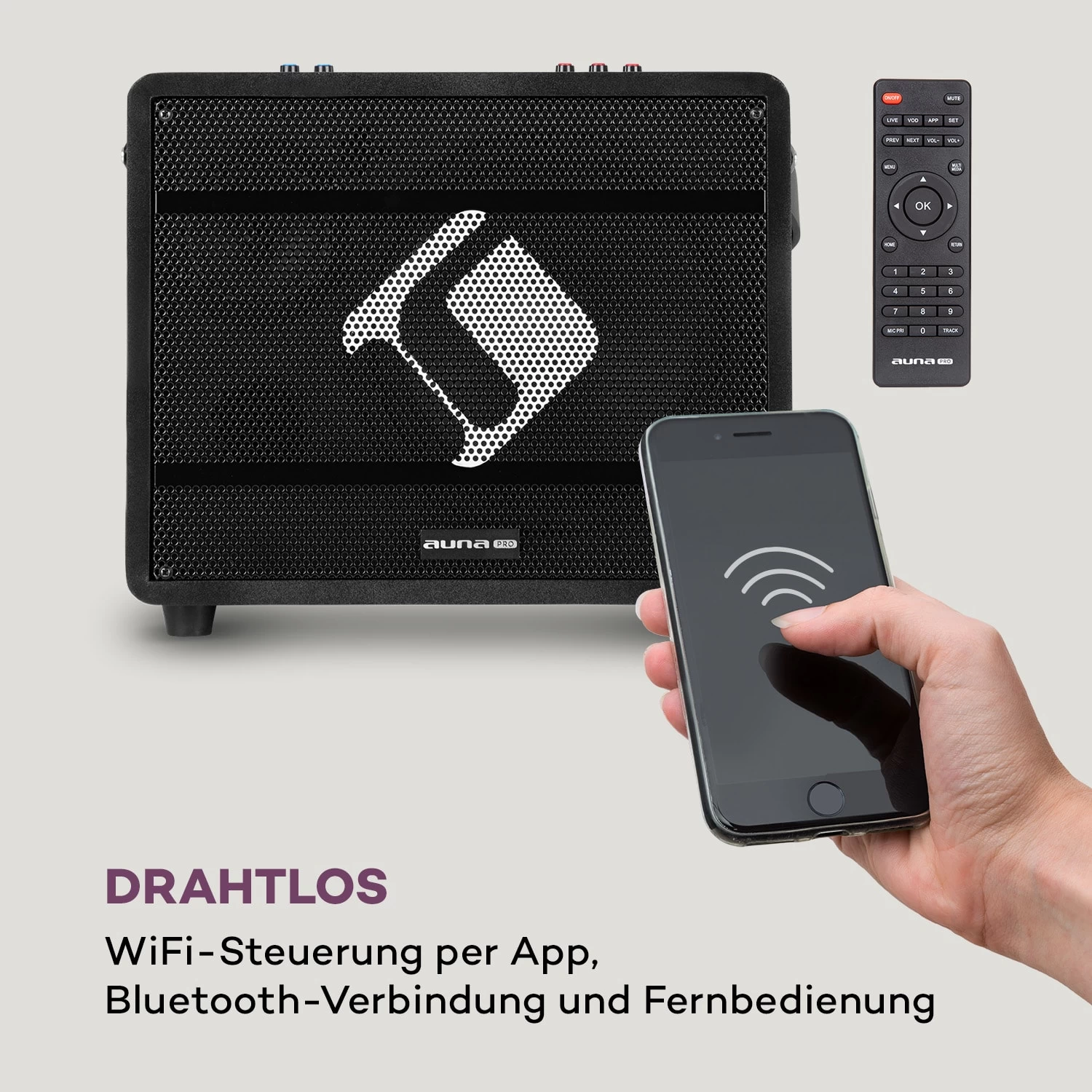 Pro Spin 8 Karaoke-System 12,1" Touchdisplay 2 Mic WiFi BT USB TF HDMI 5 Pro Spin 8 Karaoke-System 12,1" Touchdisplay 2 Mic WiFi BT USB TF HDMI – Bild 5
