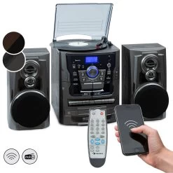 Küchengeräte Verkäufe 43 388 Franklin DAB+ Stereoanlage 3-fach-CD-Player BT AUX USB-Port