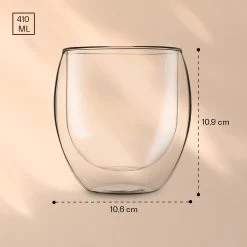DUOS Jumbo Doppelwandiges Glas 410 Ml Thermofunktion Inkl. Edelstahl-Löffel -Küchengeräte Verkäufe 10040397 yy 0007 logo