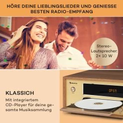 Berklee HiFi Stereo System BT Stereo-Lautsprecher UKW MP3 USB Line-In -Küchengeräte Verkäufe 10040456 de 0003 usp