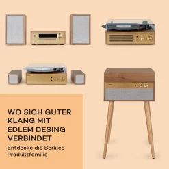 Berklee TT Case Plattenspieler Riemenantrieb 33,3 45 & 78 U/min Stereo -Küchengeräte Verkäufe 10040463 de 0005 usp