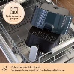 Crisp-Pro Heißluftfritteuse Air Fryer 1400W 2,8 Ltr Timer Edelstahl 9 Crisp-Pro Heißluftfritteuse Air Fryer 1400W 2,8 Ltr Timer Edelstahl -Küchengeräte Verkäufe 10040698 de 0004 usp