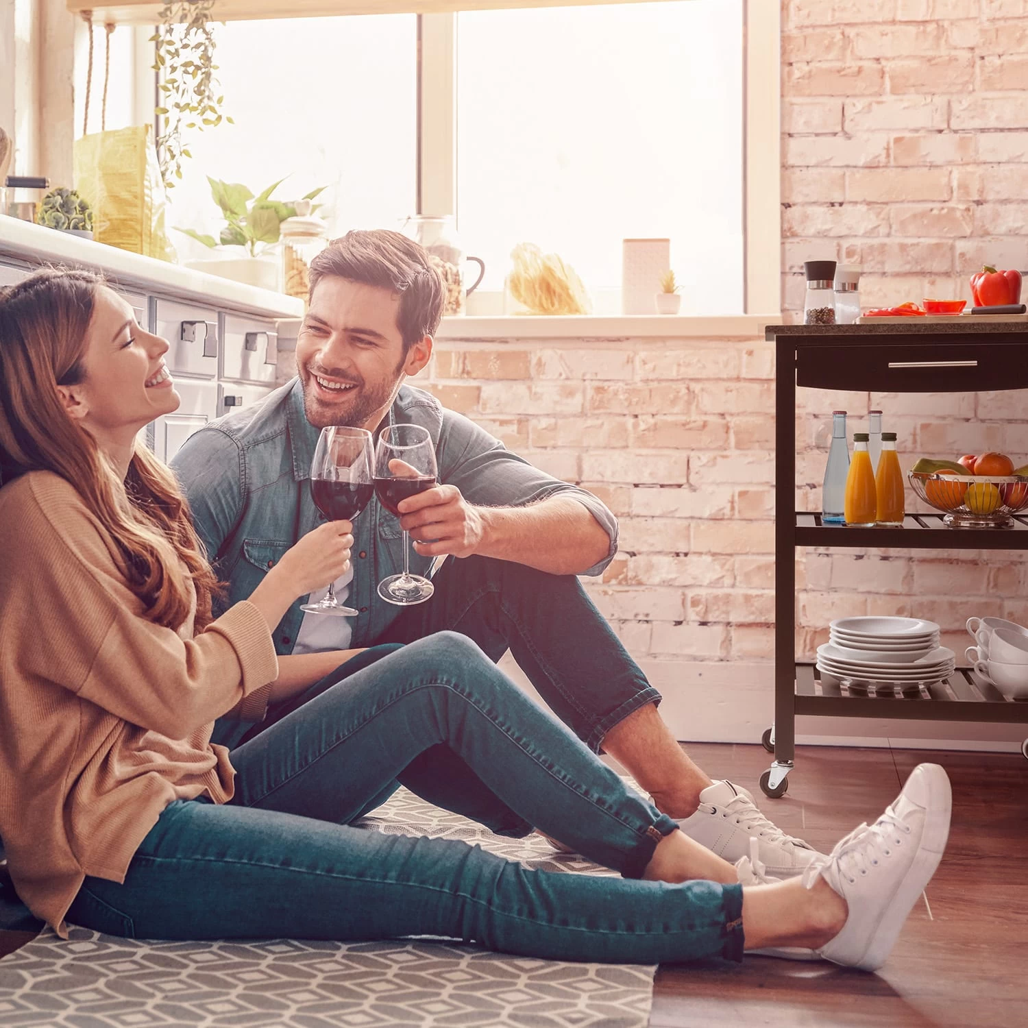 Tennessee Servierwagen Küchenwagen 4 Etagen Holz Granit Mobil 2 Tennessee Servierwagen Küchenwagen 4 Etagen Holz Granit Mobil – Bild 2