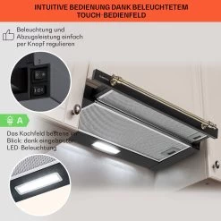 Vilhelmine Flachschirmhaube 60 Retro EEK B Abluftleistung: 332 M³/h Ausziehbar 11 Vilhelmine Flachschirmhaube 60 Retro EEK B Abluftleistung: 332 M³/h Ausziehbar -Küchengeräte Verkäufe 10041125 de 0004 usp