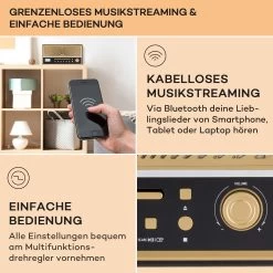 Glastonbury DAB CD-Radio Stereo-Lautsprecher BT DAB/UWK USB Line-In -Küchengeräte Verkäufe 10041146 de 0004 usp