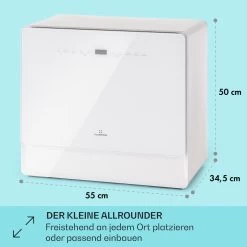 Emerald 5 Slim Geschirrspüler Freistehend 7 Programme Touch-Control -Küchengeräte Verkäufe 10041185 de 0005 usp