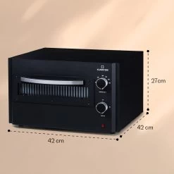 Arezzo Pizza-Ofen Herausnehmbarer Pizza-Stein Stahlgehäuse 1770 W 160 - 400 °C -Küchengeräte Verkäufe 10041186 yy 0006 dimensions