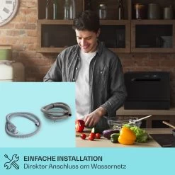 Amazonia 6 Geschirrspüler 1380W 6 Maßgedecke Tasten-Armatur -Küchengeräte Verkäufe 10041203 de 0004 usp