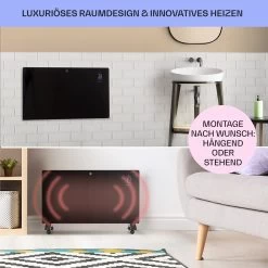 Bansin Crystal Smart Konvektions-Heizgerät 2500W 5 - 50 °C App-Steuerung -Küchengeräte Verkäufe 10041211 de 0007 usp