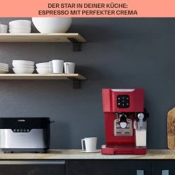 BellaVita Kaffeemaschine 3-in-1 1450 W 20 Bar Milchschäumer -Küchengeräte Verkäufe 10041240 de 0004 usp