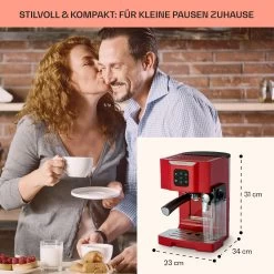 BellaVita Kaffeemaschine 3-in-1 1450 W 20 Bar Milchschäumer -Küchengeräte Verkäufe 10041240 de 0005 usp